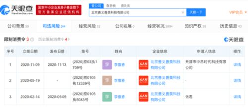 人人车关联公司被限制消费，累计执行标的超1530万，技术开发业务或受影响